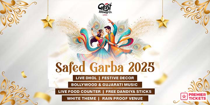 Safed Gujarati Garba - 2025 OMR at Geist white Arena
