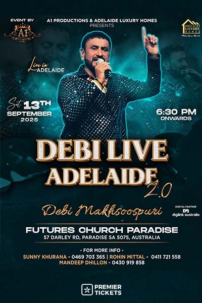 Debi Makhsoospuri - Live In Adelaide 2025