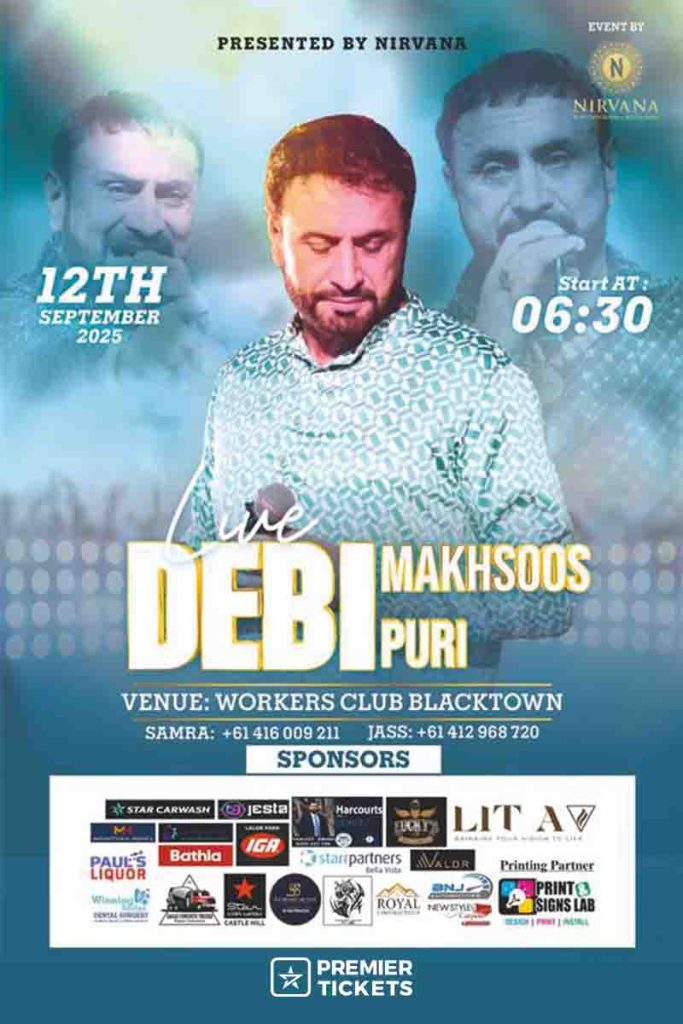 Debi Makhsoos Puri Live in Blacktown - 2025