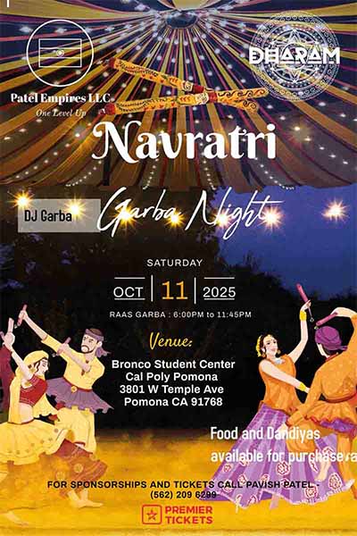 Cal Poly Navrangi Navratri DJ Garba Night 2