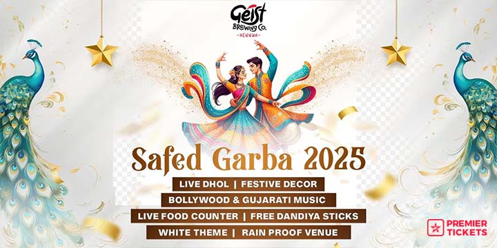 Safed Gujarati Garba 2025 - Bhartiya City Mall Safed Gujarati Garba 2025 - Bhartiya City Mall