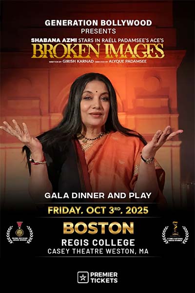 Broken Images - Shabana Azmi Live in Boston - DINNER & PLAY