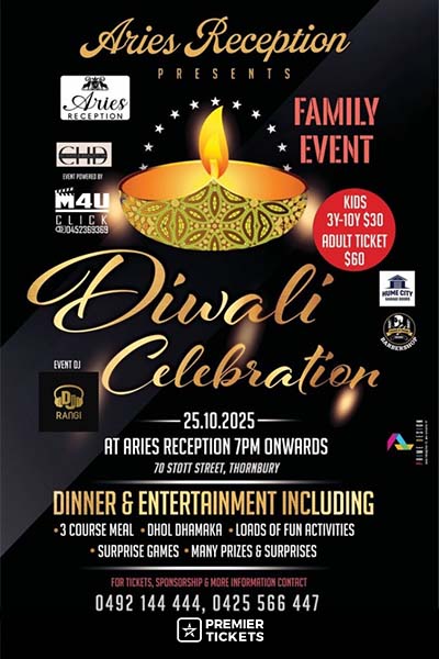 Diwali Celebration Melbourne - 2025