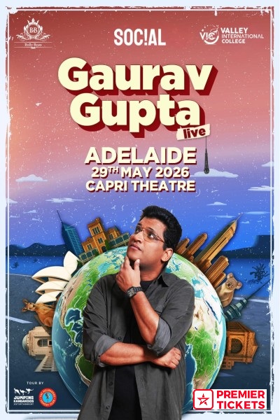 Standup Comedy by Gaurav Gupta Live in Adelaide - 2026