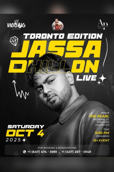 Toronto Edition Jassa Dhillon Live 2025