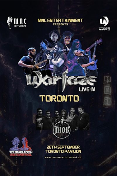WARFAZE Live in Toronto 2025 WARFAZE Live in Toronto 2025