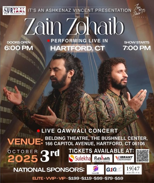 Zain Zohaib Qawwali Mehfil in Hartford 2025