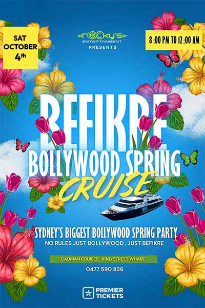 BEFIKRE- Bollywood Spring Cruise Sydney 2025