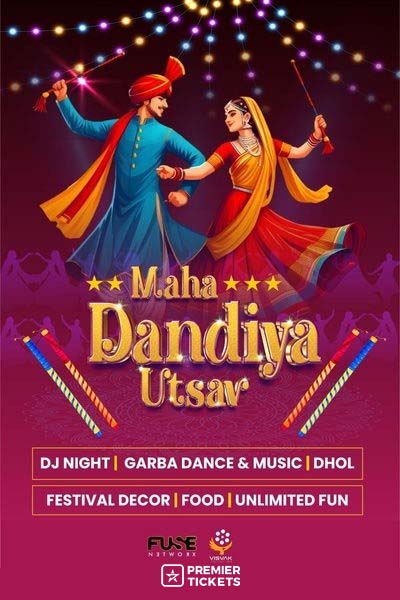 Maha Dandiya Utsav 2025 at Jayamahal Palace - 26th Sept