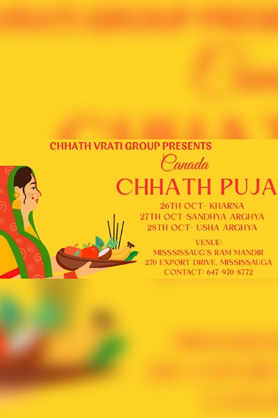Canada Chhath Puja - 2025 Canada Chhath Puja - 2025