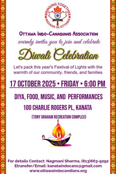 Ottawa Diwali - Festival of Lights 2025