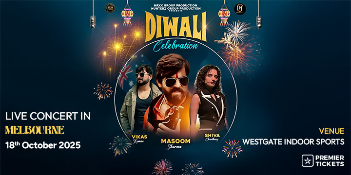 Diwali Celebration Live Concert 2025 - Melbourne Diwali Celebration Live Concert 2025 - Melbourne