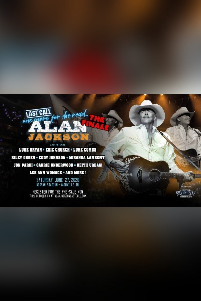 Alan Jackson One More for the Road...The Finale 2026