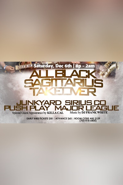 All Black Sagittarius TAKEOVER EXTRAVAGANZA 2025