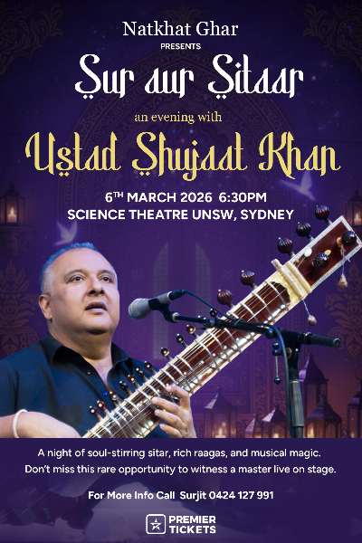 Sur Aur Sitaar - An Evening With Ustad Shujaat Khan in Sydney