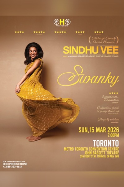 Swanky By Sindhu Vee - Stand Up Comedy Live in Toronto 2026 Swanky By Sindhu Vee - Stand Up Comedy Live in Toronto 2026