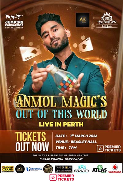 ANMOL MAGIC'S Out Of This World - Live In Perth