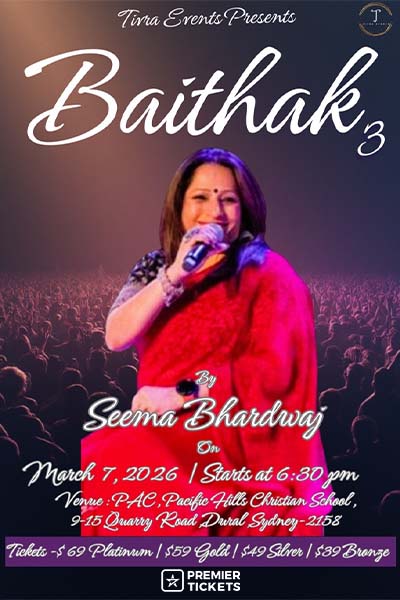 Baithak 3 Live in Sydney 2026