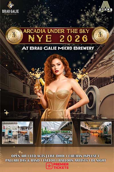 ARCADIA UNDER THE SKY NYE 2026 AT BRAU GALIE