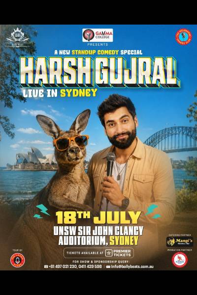Harsh Gujral Live in Sydney 2026