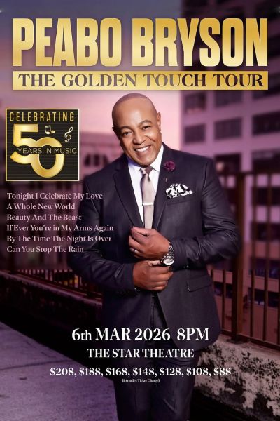 Peabo Bryson – The Golden Touch Tour 2026