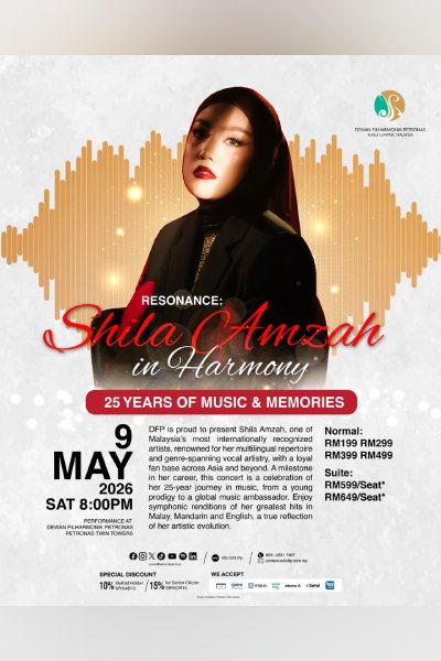 Resonance Shila Amzah In Harmony: 25 Years Of Music And Memories