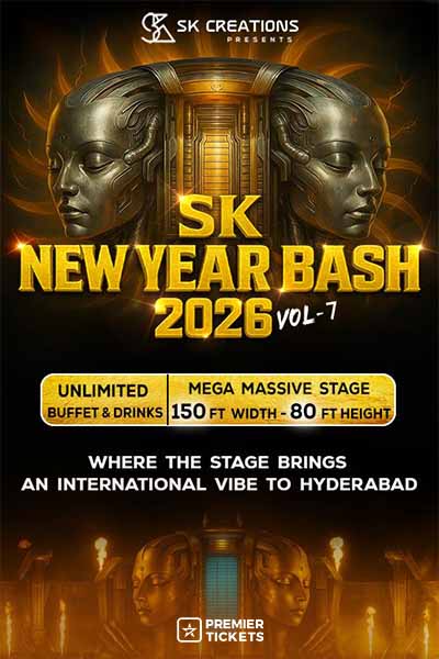 SK NEW YEAR BASH 2026 (HYDERABADS BIGGEST NYE)