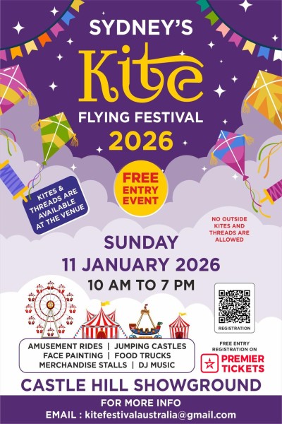 Biggest Kite Flying Festival 2026 in Sydney