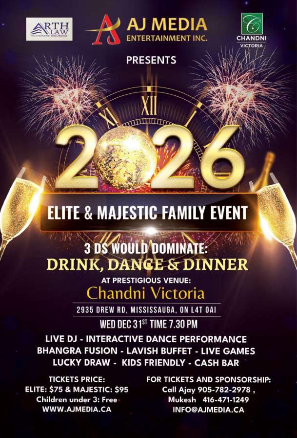 2026 - Elite & Majestic Family Event - New Year Eve Party 2026 - Elite & Majestic Family Event - New Year Eve Party