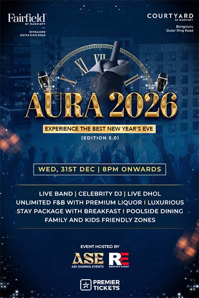 AURA NYE 2026 at Courtyard By Marriott