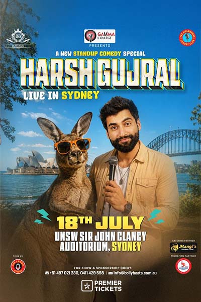 Harsh Gujral Live in Sydney 2026
