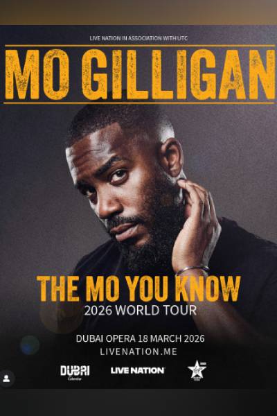 Mo Gilligan Live 2026: Stand-Up Comedy Show in Dubai