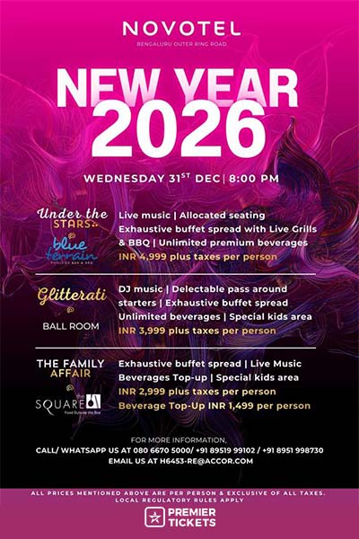 Novotel New Year's Eve 2026 Novotel New Year's Eve 2026