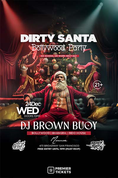 DIRTY SANTA Bollywood Xmas Party - 2025
