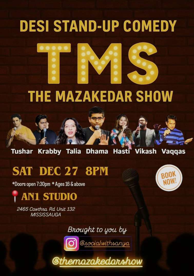 Desi Stand - UP Comedy - The Mazakedar Show (FREE ENTRY)