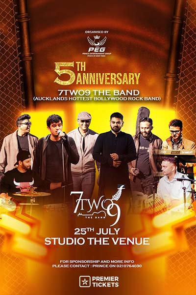 5th Anniversary 7Two9 The Band - Live Bollywood Rock Music & DJ KAZ