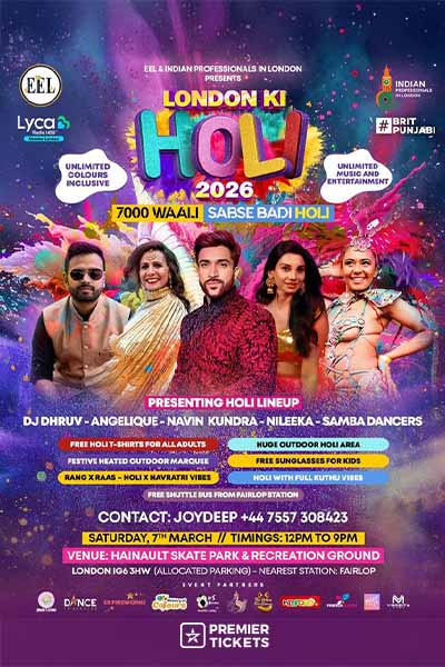 London Ki HOLI 2026 - 7000 Waali Sabse Badi HOLI London Ki HOLI 2026 - 7000 Waali Sabse Badi HOLI