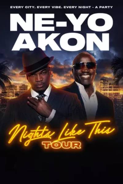 NE-YO & AKON: Nights Like This Tour 15th May 2026