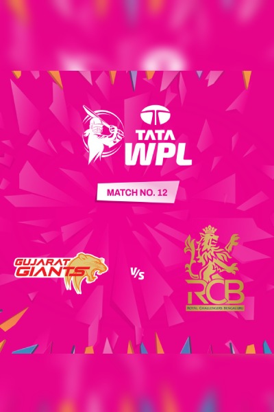 TATA WPL 2026 - Match 12 - Gujarat Giants vs Royal Challengers Bengaluru 19th Jan