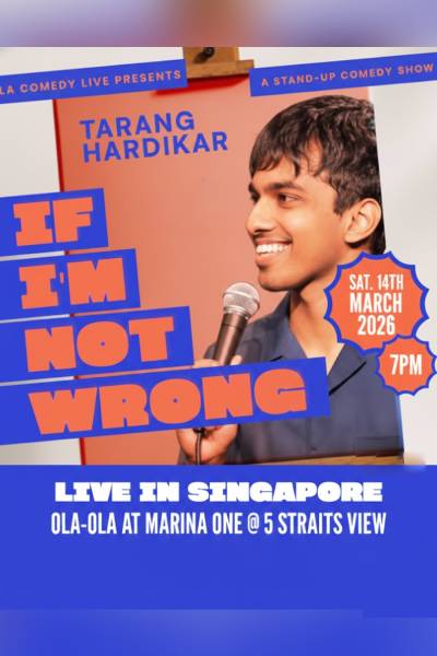 Tarang Hardikar Live in Singapore