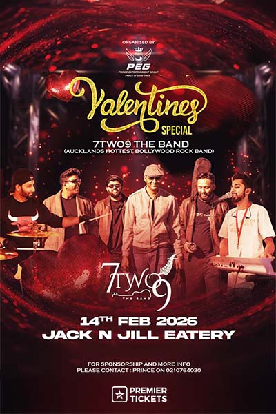 Valentines Special 7Two9 Band - 2026