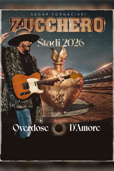 Zucchero: Overdose D'Amore Gold Tour 2026 | Lyon 23 May