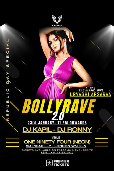 BOLLYRAVE 2.0 ft. URVASHI APSARAA