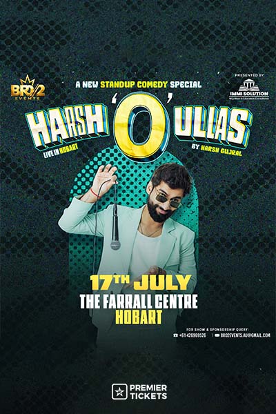 Harsh Gujral Live in Hobart 2026
