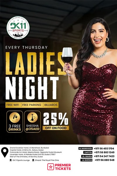 Every Thursdays Ladies Night 2026