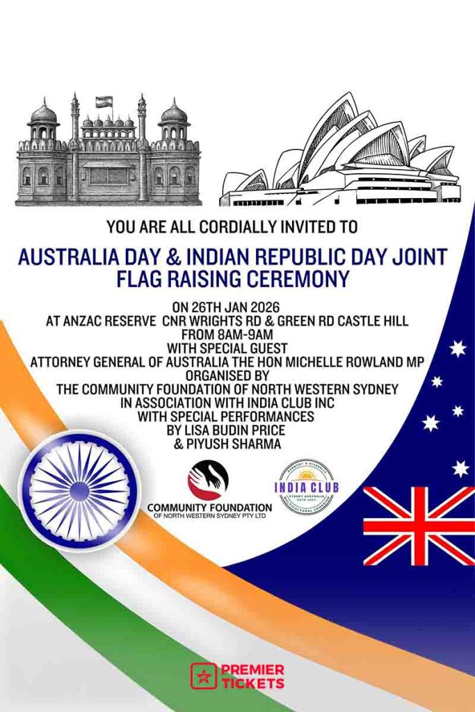 Australia Day and Indian Republic Day Joint Flag Raising Ceremony 2026