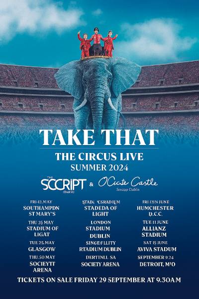 Take That - The Circus Live - Summer 2026 Take That - The Circus Live - Summer 2026