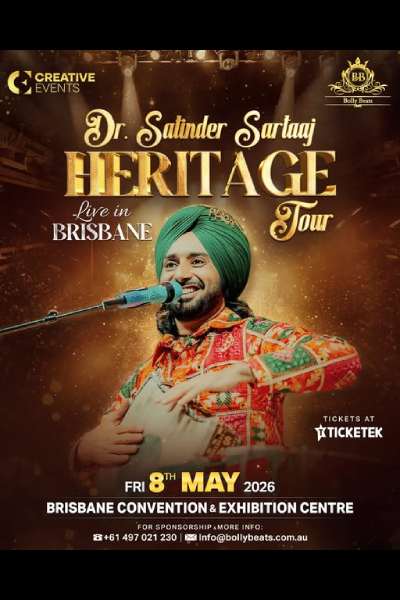 Satinder Sartaaj's Heritage Tour - Brisbane 2026