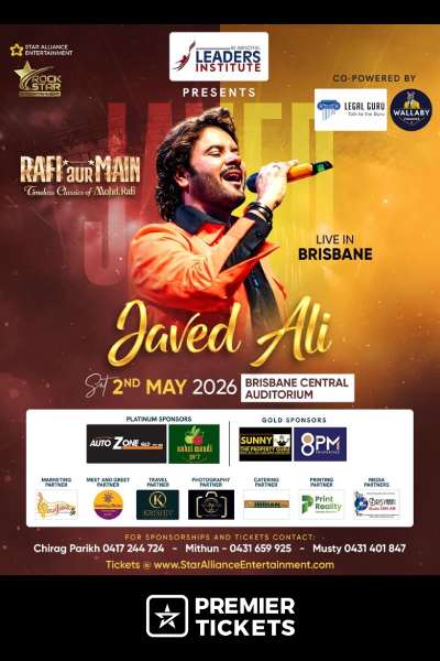 Rafi aur Main Timeless Classics by Javed Ali Live in Brisbane 2026