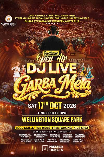 Open Air Live Garba and Mela 2026 in Perth